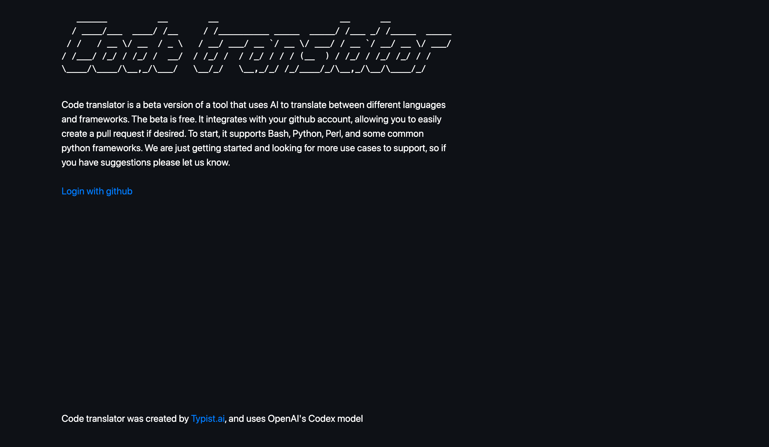 Code translator - скриншот 1